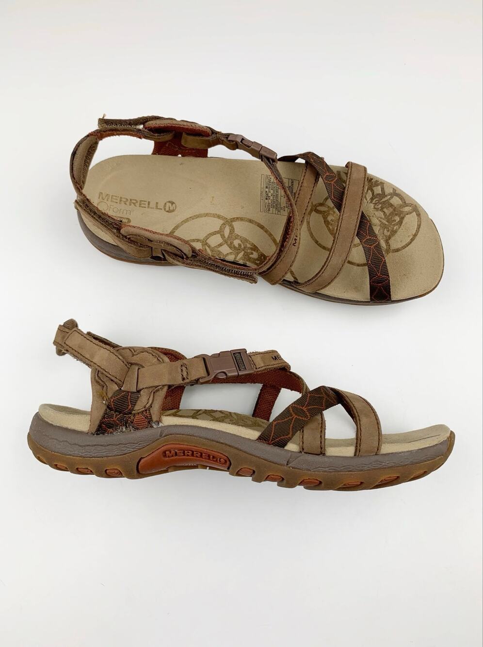 Merrell Jacardia Sport Sandals Brown Strappy Casual Outdoors J57606 Women's 5